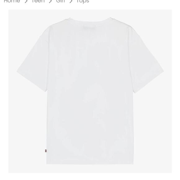 AignerTeen Girls White Cotton Handbag T-Shirt new with tags size 8 - Picture 5 of 9